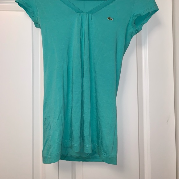 Lacoste T-shirt with Ruched V-neck - Picture 5 of 5